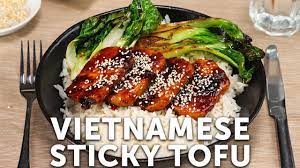Vietnamese Sticky Tofu Bosh Vegan Youtube Sticky Tofu Tofu Vegan Recipes Healthy