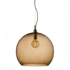 Download the perfect hanging lights pictures. Chestnut Brown Large Blown Glass Ceiling Pendant W Gold Braided Cable