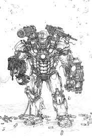 War Machine Coloring Pages Spiderman Sketches Coloring Pages Comics Artwork