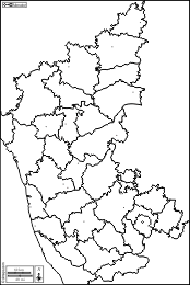 Satellite map of karnataka, cropped outside. Karnataka Free Maps Free Blank Maps Free Outline Maps Free Base Maps