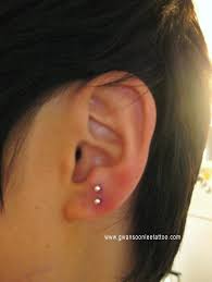 Vertical Lobe Piercing Google Search Lobe Piercing Ear Lobe Piercings Double Ear Piercings