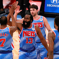 Buy brooklyn nets nba single game tickets at ticketmaster.com. No Practice No Problem James Harden Explodes For Triple Double In Nets Debut Nba The Guardian