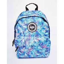 Hype Backpack With Blue Bubblegum Print Bags Hype Bags Backpacks