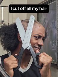 Big chop 💇‍♂️💇‍♂️ cut off all my hair. #fypシ #foryoupage❤️❤️ #hairtok  #hairtiktok #bigchop #afro