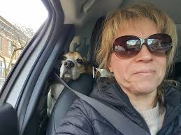 Hollie, formerly Bridgett, two weeks now since we've had her. She was potty  trained in three days. She got her stitches out this week and had a bath.  Some of her favorite