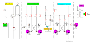 C1815 is a general purpose bjt transistor, in this post we are going to cover c1815 transistor details about pinout, equivalent, uses, features, description and where. 6 Simple Transistor Police Ambulance Siren Audio Alarm Circuits