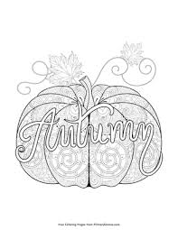 It's a definite keeper in my book! Autumn Pumpkin Zentangle Coloring Page Free Printable Pdf From Primarygames