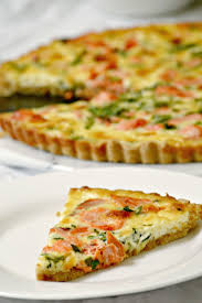 The spruce / ana zelic a true quiche is the quiche lorraine which originated in northeastern france i. Salmon Quiche Frugal Mom Eh