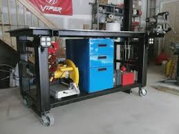 One Of The Cleanest Welding Tables Welding Cart Diy Welding Welding Bench