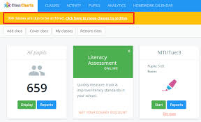 class charts in september for teachers classcharts