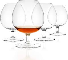 Personalize our high quality 12 oz glass brandy snifter. Amazon Com Luxbe Brandy Cognac Crystal Glasses Snifter Set Of 4 Large Handcrafted 100 Lead Free Crystal Glass Great For Spirits Drinks Bourbon Wine 25 5 Ounce Snifters