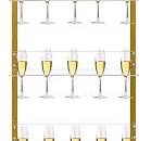 Amazon.com: Royxen Champagne Wall Holder, Champagne Tower ...
