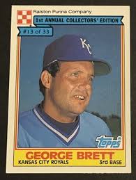 George Brett #13 1984 Ralston Purina Topps