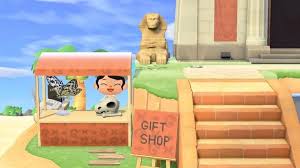 The public works option for the museum renovation is triggered by meeting the following three requirements: Made A Museum Gift Shop Stand That Matches To The Museum Banners From The Expansion Acqr Museum Gift Shop New Animal Crossing Animal Crossing Game