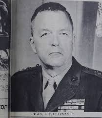 Camp Hejeune LtGen. L. F. Chap man Jr. To Be 24th Commandant