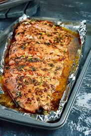 Honey Garlic Butter Salmon In Foil Video Chefjar