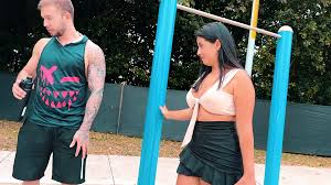 Flirting with My Neighbors Young and Muscular Stepson to Come to My House  to Fuck Me I Am a Latin MILF