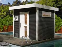 Saunahaus Premium Kuopio 45 Mm Anthrazit Weiss Ohne Ofen Saunahaus Haus Outdoor Dekorationen
