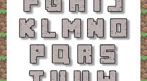 We take a look at 6 different ways to build letters in minecraft with different fonts. Minecraft Inspired Alphabet Clip Art Letters For Instant Download An