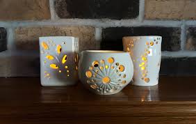 Excited To Share This Item From My Etsy Shop Pottery Votive Candleholder Luminary Votive Home Dec Pottery Candle Pottery Candle Holder Ceramic Candle Holders Tea light holder, rustic candle holder, tealight candles, tealights, tealight candle holder, tealight centerpiece, tealight holder wooden.
