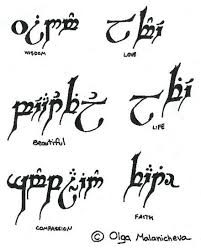 Pin By Sam Gonthier On Mystical Elvish Tattoo Words Tolkien Elvish