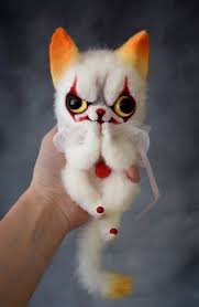 Pennywise Cat Etsy In 2021 Animal Art Cats Cute Cats
