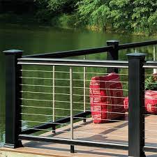 Check Out The Timbertech Azek Deck Railing Photo Gallery To Create Your Dream Deck Porch And Patio Design Decksdirect Cable Railing Deck Deck Railings Deck Design