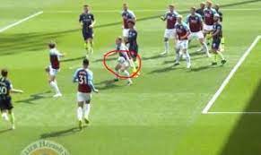 In total, the teams played 14 matches against each other. Burnley Hand Ball Penalty Man City