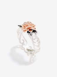 Disney Beauty And The Beast Rose Gold Two Tone Ring Size 6 Disney Beauty And The Beast Beauty And The Beast Disney Engagement Rings