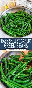 Easy Skillet Garlic Green Beans Aberdeen S Kitchen Recipe In 2020 Side Dish Recipes Easy Green Beans Green Beans Side Dish