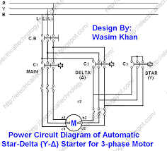 When the device starts, it reads the reference temperature from pic internal eeprom, if there is no value saved, it will prompt the user to enter a. Star Delta Starter Y D Starter Power Control Wiring Diagram Electricity Electrical Circuit Diagram Delta Connection