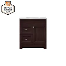 Eclife 36'' bathroom vanity sink combo w/black small side cabinet vanity turquoise square tempered glass vessel sink & 1.5 gpm water save faucet & solid brass pop up drain, with mirror (a10b11) 79 $445 99 Home Decorators Collection Sedgewood 30 1 2 In Configurable Bath Vanity In Dark Cognac With Solid Surface Top In Arctic With White Sink Pplnkdcg30d The Home Depot