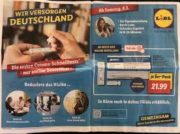 Bei aldi waren die tests schon am ersten tag vergriffen. Verkaufsstart Von Corona Schnelltests Bei Lidl Und Aldi Supermarkt Inside