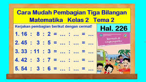 We did not find results for: Cara Mudah Pembagian Tiga Bilangan Matematika Kelas 2 Tema 2 Bermain Di Lingkunganku Hal 226 Youtube