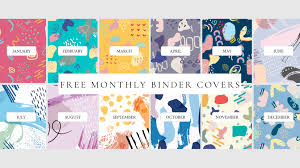 We will give you detailed instruction about how to make this binder spine templates using. Free Printable Monthly Binder Covers My Printable Home