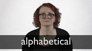 What does ascending sort order mean? Alphabetical Definition And Meaning Collins English Dictionary