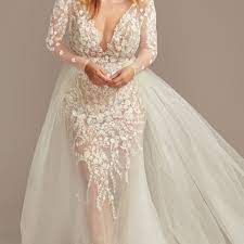 Below you'll find looks from galina signature for david's bridal's fall 2020 bridal collection. 20 Best Plus Size Wedding Dresses Of 2021