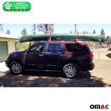When it comes to roof top cargo the black powder coated ladder supports a 250lbs. Roof Rack Cross Bars Luggage Carrier Silver For Toyota Sequoia 2007 20 Omac Shop Usa Auto Accessories