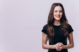 I do not own any of these images Beautiful Dark Haired Girl Winking And Biting Her Lip Stock Photo Image Of Mouth Long 167693494