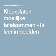 (vraag iemand anders om de namen van de kleuren te vertalen) veel kleurplezier! Tafelblad Kleurplaat Tafels Oefenen Joepie Tafels Oefenen In Kerstsfeer We Proberen Een Zo Groot Mogelijk Aanbod Elicia Carson