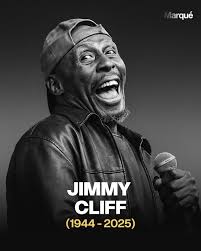 ⚫ Le chanteur jamaïcain Jimmy Cliff, figure emblématique du reggae et  auteur de titres mondialement connus, est mort à l'âge de 81 ans. L'annonce  a été faite ce lundi par son épouse