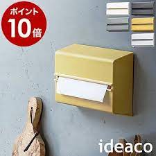 キッチンペーパー ホルダー マグネット 収納 ペーパータオルケース 北欧 キッチンタオルホルダー おしゃれ ケース 片手 イデアコ ウォール ペーパータオルホルダー 壁掛け キッチンタオルディスペンサー トイレ キッチン ポイント10倍 送料無料 ペーパータオル