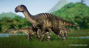 Wwd Iguanodon Skin Ingame Jurassicworldevo Prehistoric Wildlife Prehistoric Animals Jurassic Park World