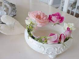 I Want One Of These Floral Rings Vintage German Traditional Vases Pansies