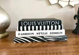 Coffee Table Books Fashion Designer Inspired Fashion Book Stack Black Cream Fashion Themed Books Des Fashion Books Fashion Inspiration Design Fashion Design