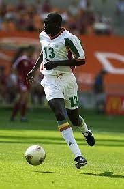Lamine Diatta Of Senegal In Action During The Second Half Of The Denmark V Senegal Group A World Cup Group Stage Match Played At The D Futbol Paises Fotografia