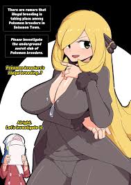 Cynthia (Pokemon) porn comic