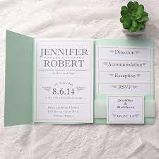 Simple Weddings Don T Mean You Have To Sacrifice Style Here Is A Chic Sim Inexpensive Wedding Invitations Pocket Wedding Invitations Cheap Wedding Invitations