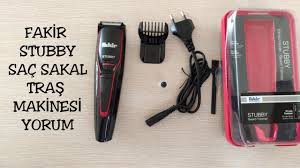 Fakir Stubby Sac Sakal Tras Makinasi Tanitim Garanti Youtube