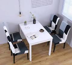 With removable and washable covers, dining chairs can last longer. Magic Chair Covers The Blue Yeti